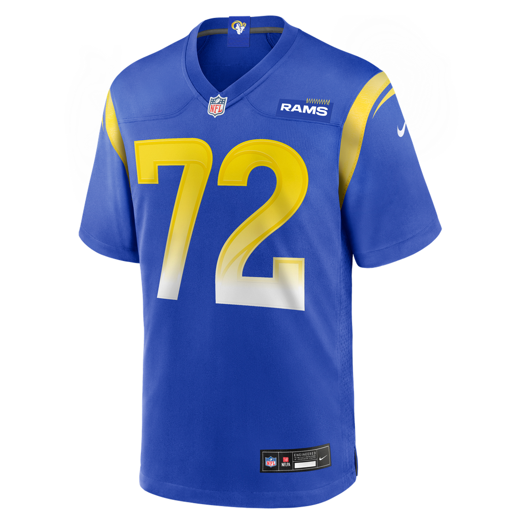 Los Angeles Rams D.J. Humphries Nike Royal Team Game Jersey product image 2, provided for visual reference and product