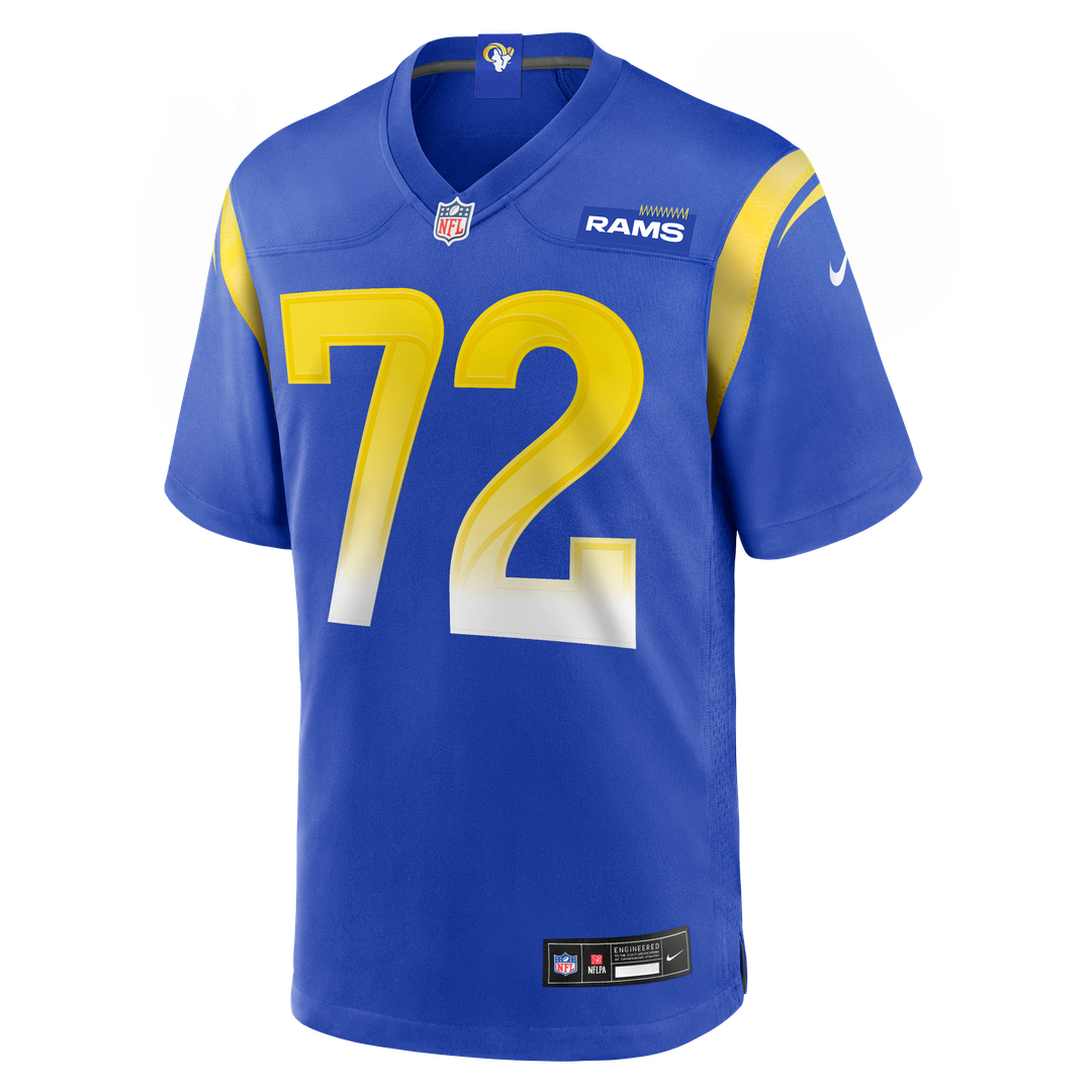 Los Angeles Rams D.J. Humphries Nike Royal Team Game Jersey product image 2, provided for visual reference and product