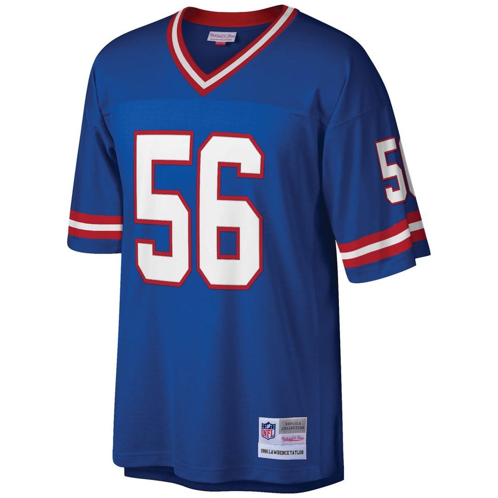 New York Giants Lawrence Taylor Mitchell & Ness Royal Big & Tall 1986 Retired Player Replica Jersey product image 2,