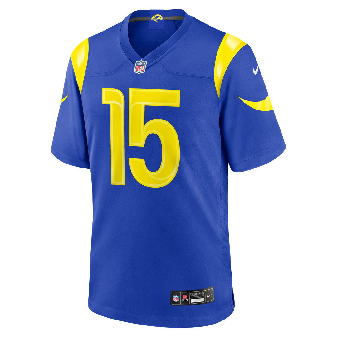 Los Angeles Rams Ty Simpson Nike Royal Team Game Jersey product image 2, provided for visual reference and product detail