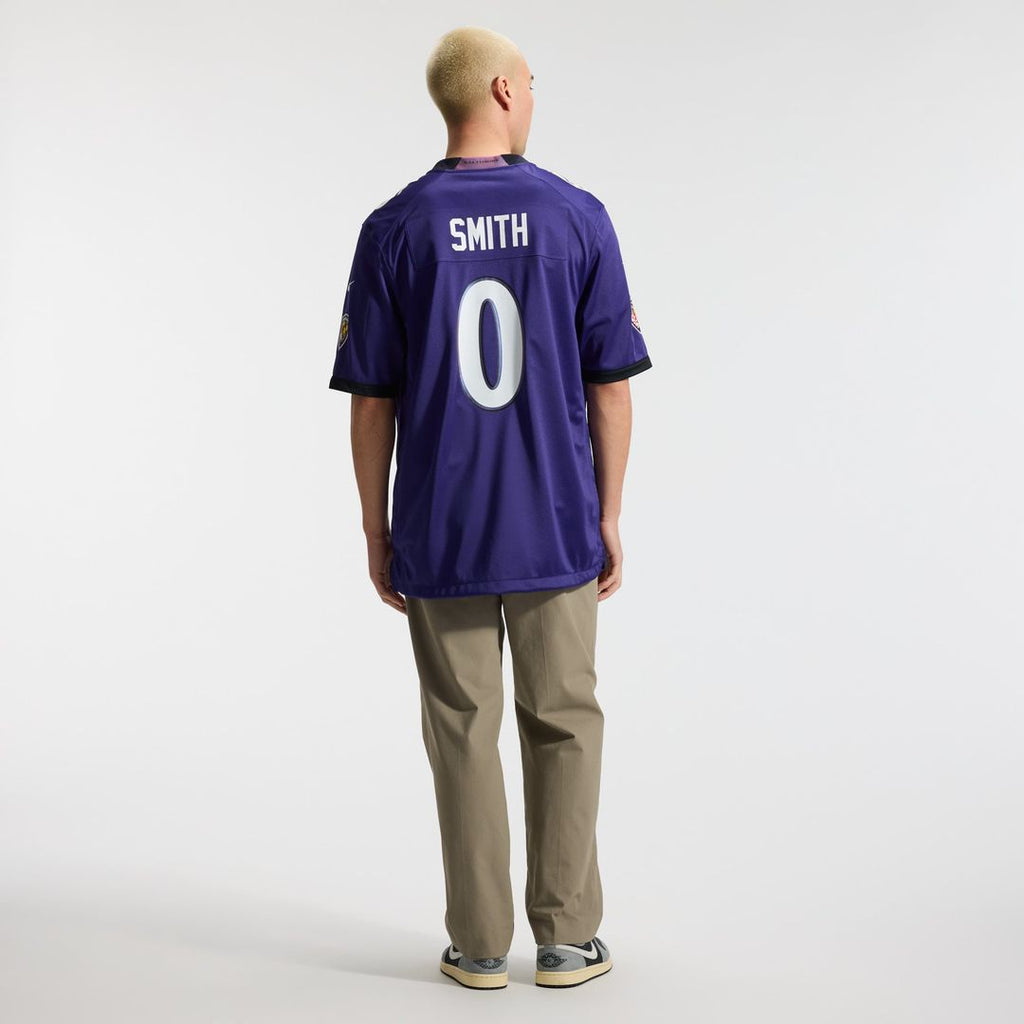 Baltimore Ravens Roquan Smith Nike Purple Team Game Jersey product image 5, provided for visual reference and product detail