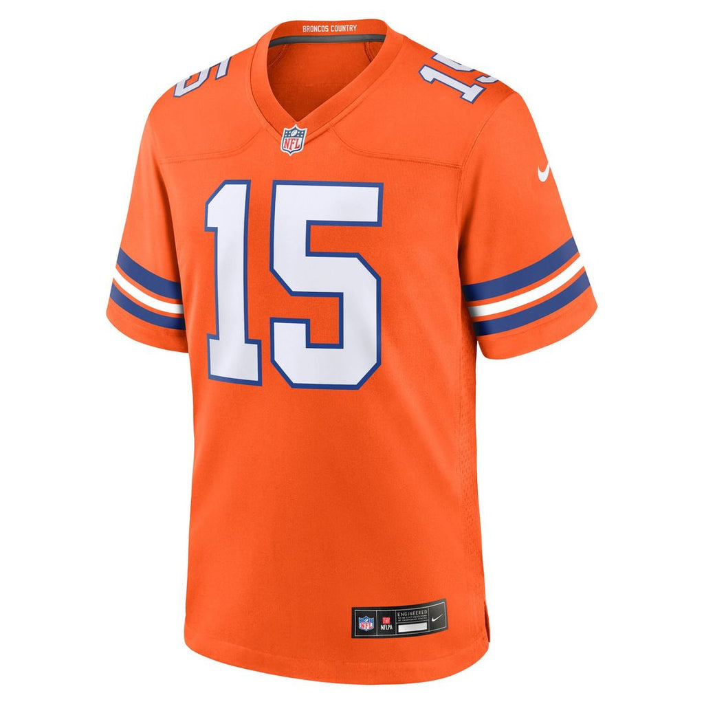 Denver Broncos Nik Bonitto Nike Orange Alternate 2 Mile High Collection 1977 Throwback Game Jersey product image 2, provided