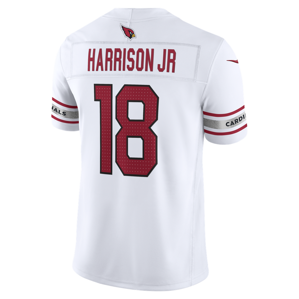 Arizona Cardinals Marvin Harrison Jr. Nike White Vapor F.U.S.E. Stitched Limited Jersey product image 3, provided for visual