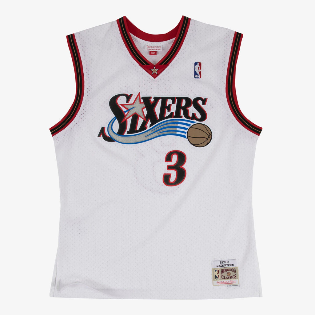 Philadelphia 76ers Mitchell & Ness Swingman Jersey Home Allen Iverson 2000-01 product image 1, provided for visual reference