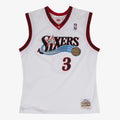 Philadelphia 76ers Mitchell & Ness Swingman Jersey Home Allen Iverson 2000-01 product image 1, provided for visual reference