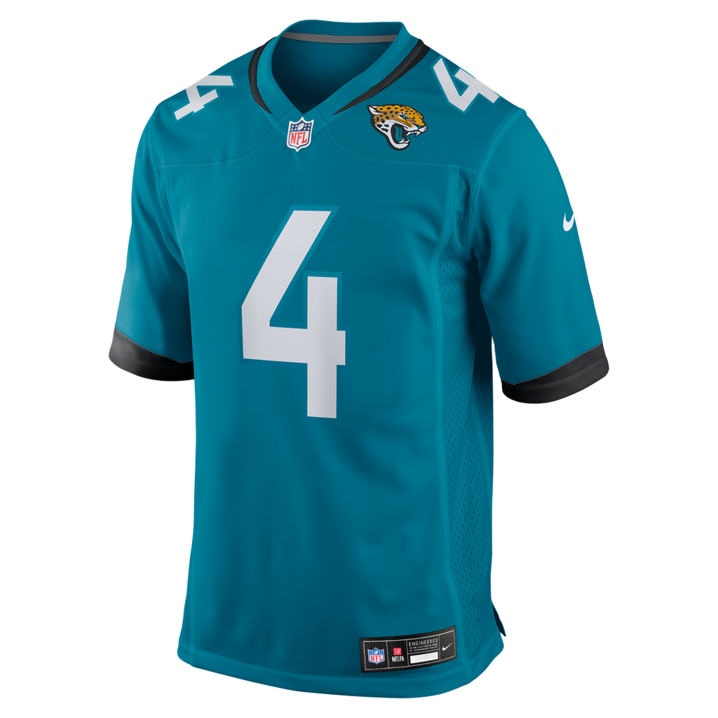 Jacksonville Jaguars Tank Bigsby Nike Teal Game Jersey product image 2, provided for visual reference and product detail