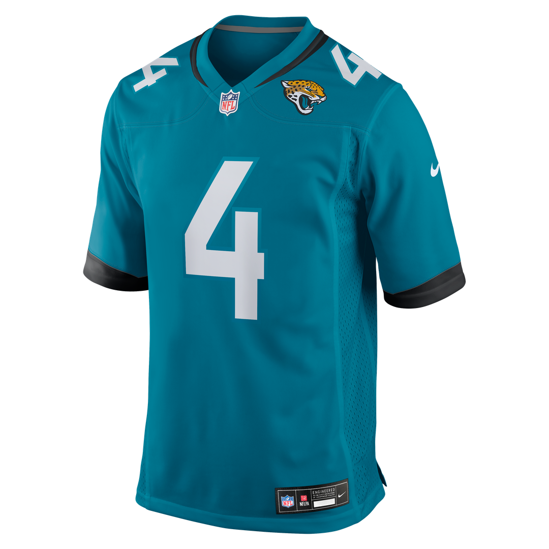 Jacksonville Jaguars Tank Bigsby Nike Teal Game Jersey product image 2, provided for visual reference and product detail