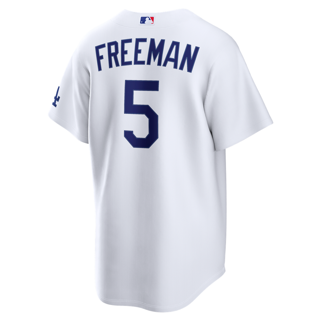 Los Angeles Dodgers Freddie Freeman Nike White Home Stadium Jersey product image 3, provided for visual reference and