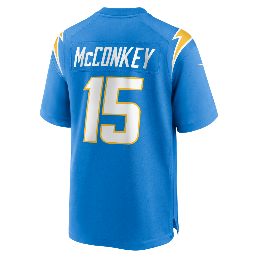 Los Angeles Chargers Ladd McConkey Nike Gold Alternate Charger Power Game Player Jersey product image 9, provided for visual