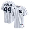 New York Yankees Reggie Jackson Nike White Throwback Cooperstown Collection Limited Jersey product image 1, provided for