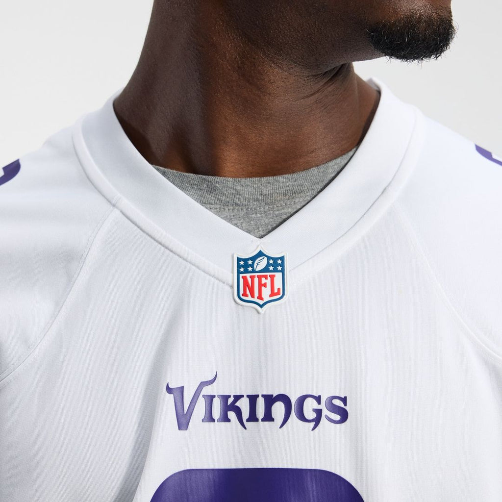Minnesota Vikings J.J. McCarthy Nike White Game Jersey product image 9, provided for visual reference and product detail