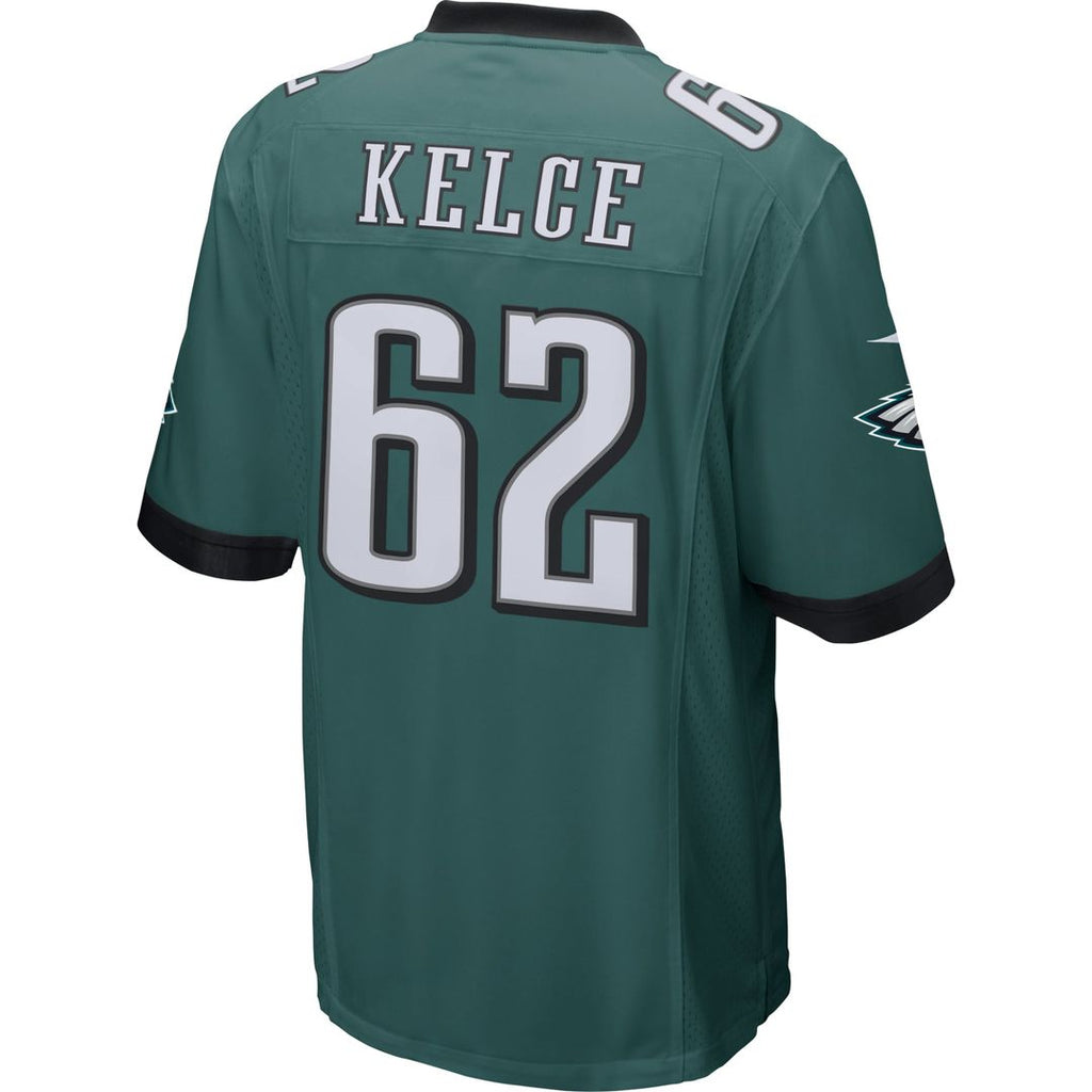 Philadelphia Eagles Jason Kelce Nike Midnight Green Game Jersey product image 3, provided for visual reference and product