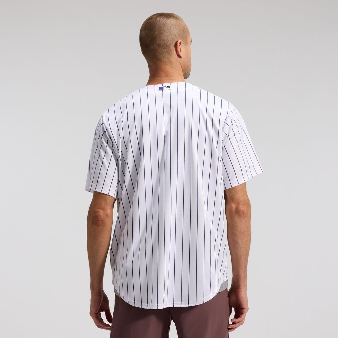 Colorado Rockies Nike White Home Replica Team Jersey product image 2, provided for visual reference and product detail review