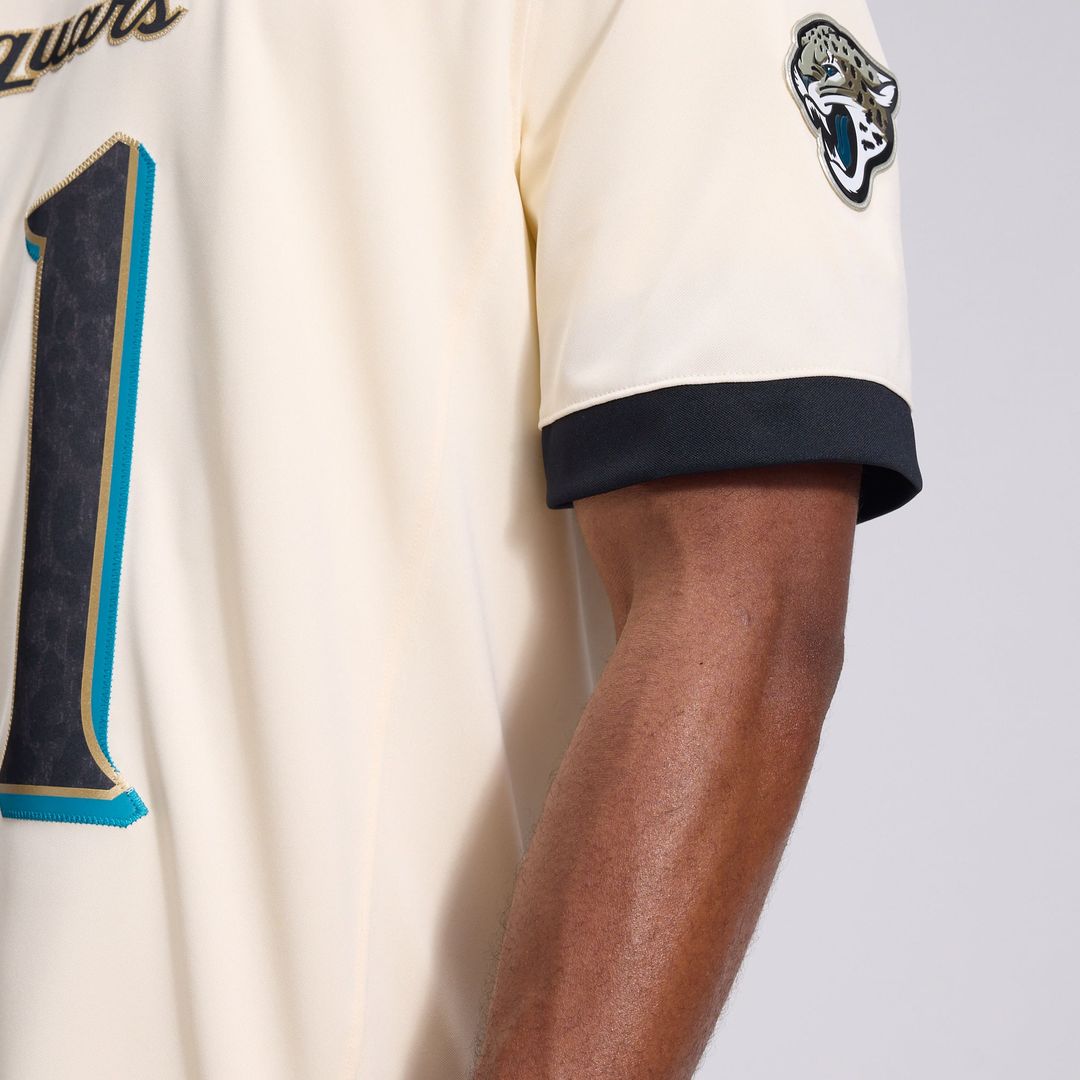 Jacksonville Jaguars Parker Washington Nike Natural 2026 Rivalries Collection Stitched Limited Jersey product image 21,