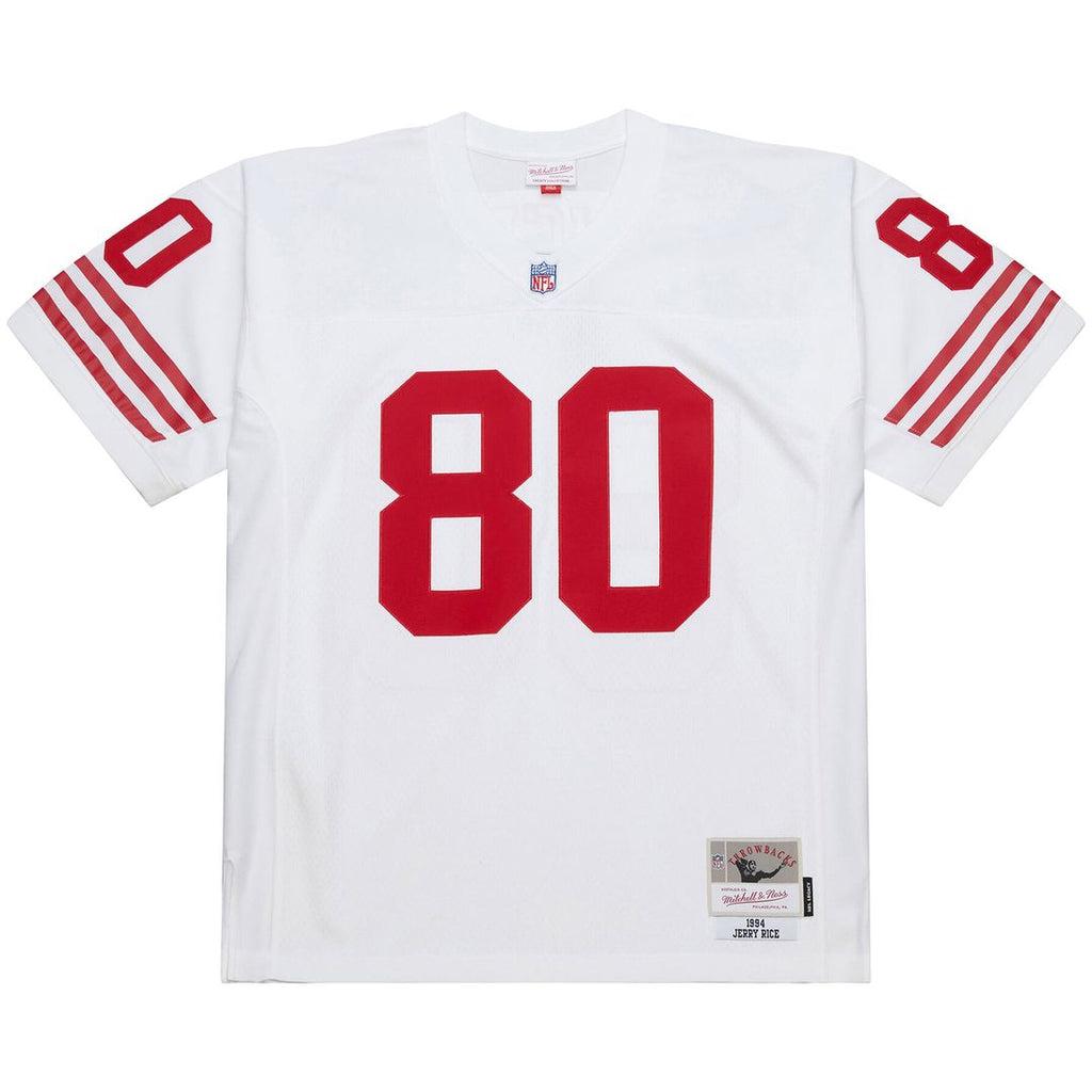 San Francisco 49ers Jerry Rice Mitchell & Ness White 1994 Legacy Replica Jersey product image 2, provided for visual