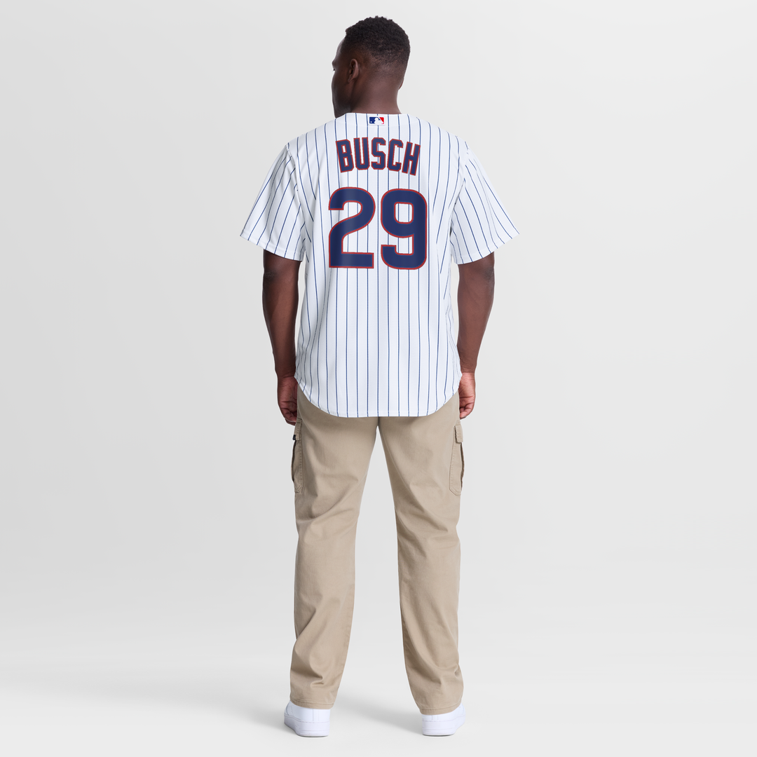 Chicago Cubs Michael Busch Nike White Home Replica Jersey product image 5, provided for visual reference and product detail