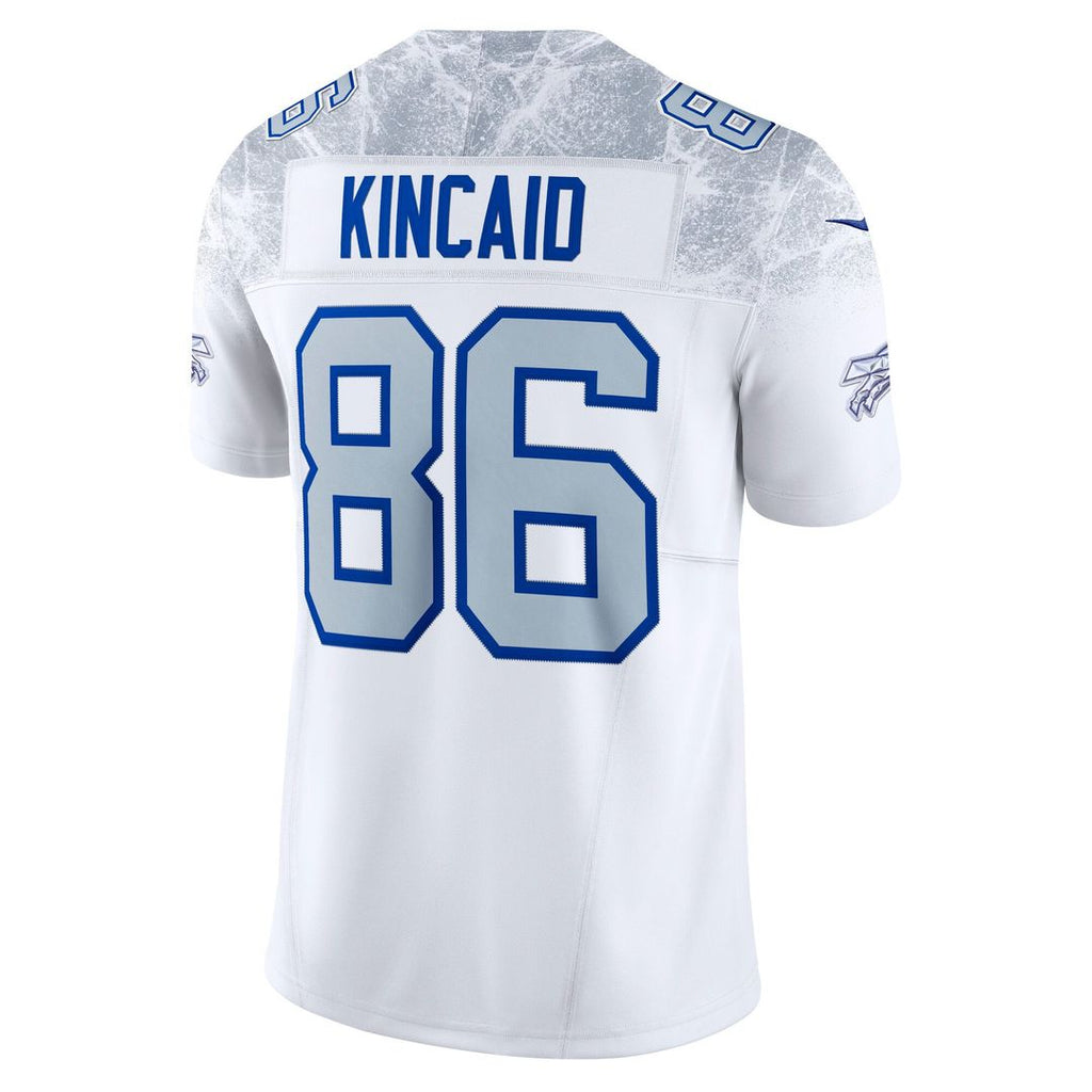 Buffalo Bills Dalton Kincaid Nike White Rivalries Collection Stitched Limited Jersey product image 3, provided for visual