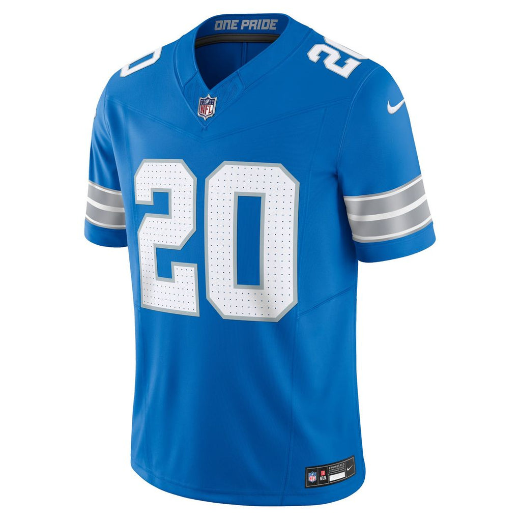 Detroit Lions Barry Sanders Nike Blue Vapor F.U.S.E. Limited Jersey product image 5, provided for visual reference and