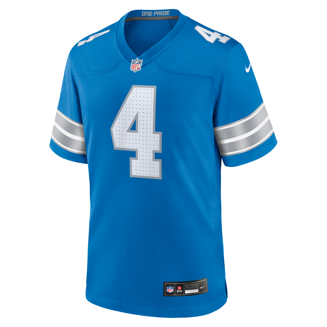 Detroit Lions D.J. Reed Nike Blue Team Game Jersey product image 2, provided for visual reference and product detail review