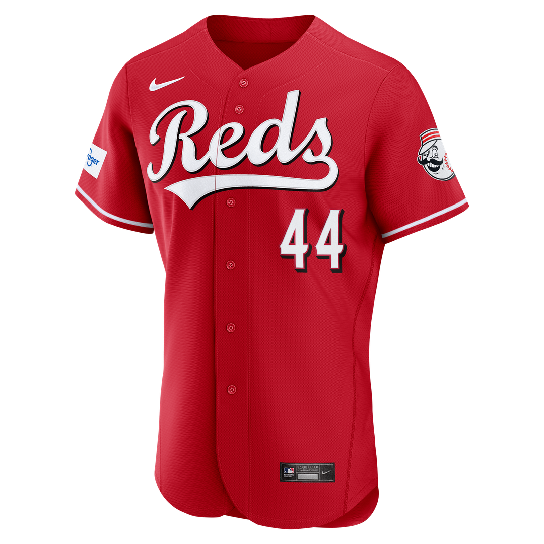 Cincinnati Reds Elly De La Cruz Nike White Home Authentic Sponsor Patch Jersey product image 8, provided for visual