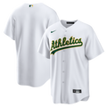 Athletics Nike White Home Big & Tall Replica Jersey product image 1, provided for visual reference and product detail review