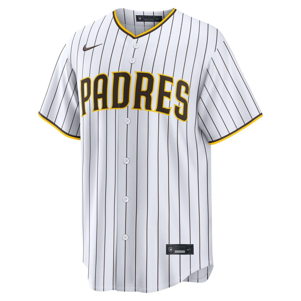 San Diego Padres Jackson Merrill Nike White Home Replica Player Jersey product image 4, provided for visual reference and