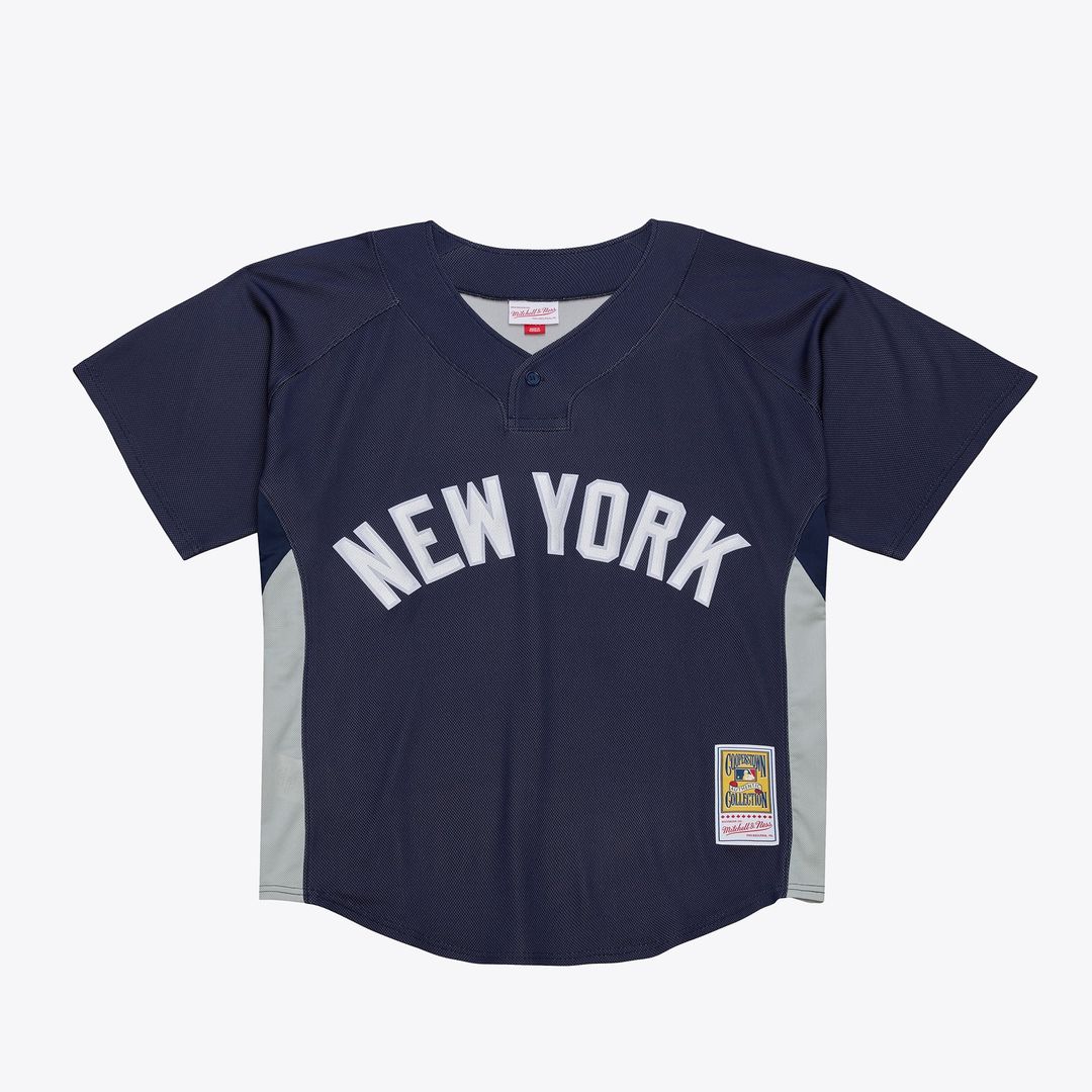 New York Yankees CC Sabathia Mitchell & Ness Navy 2009 Authentic Batting Practice Jersey product image 1, provided for