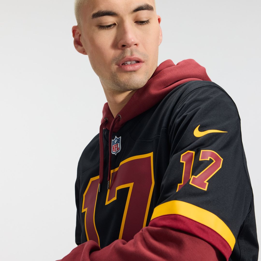 Hail Raiser Washington Commanders Terry McLaurin Nike Black Alternate Game Jersey product image 23, provided for visual