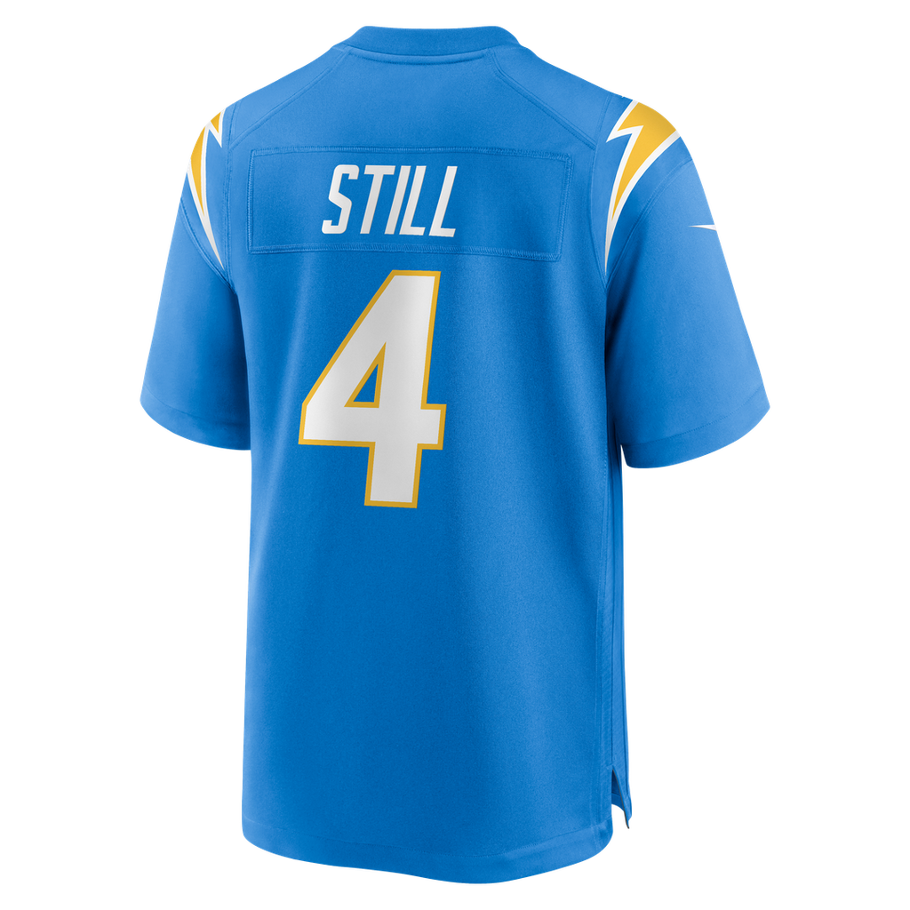 Los Angeles Chargers Tarheeb Still Nike Powder Blue Team Game Jersey product image 3, provided for visual reference and