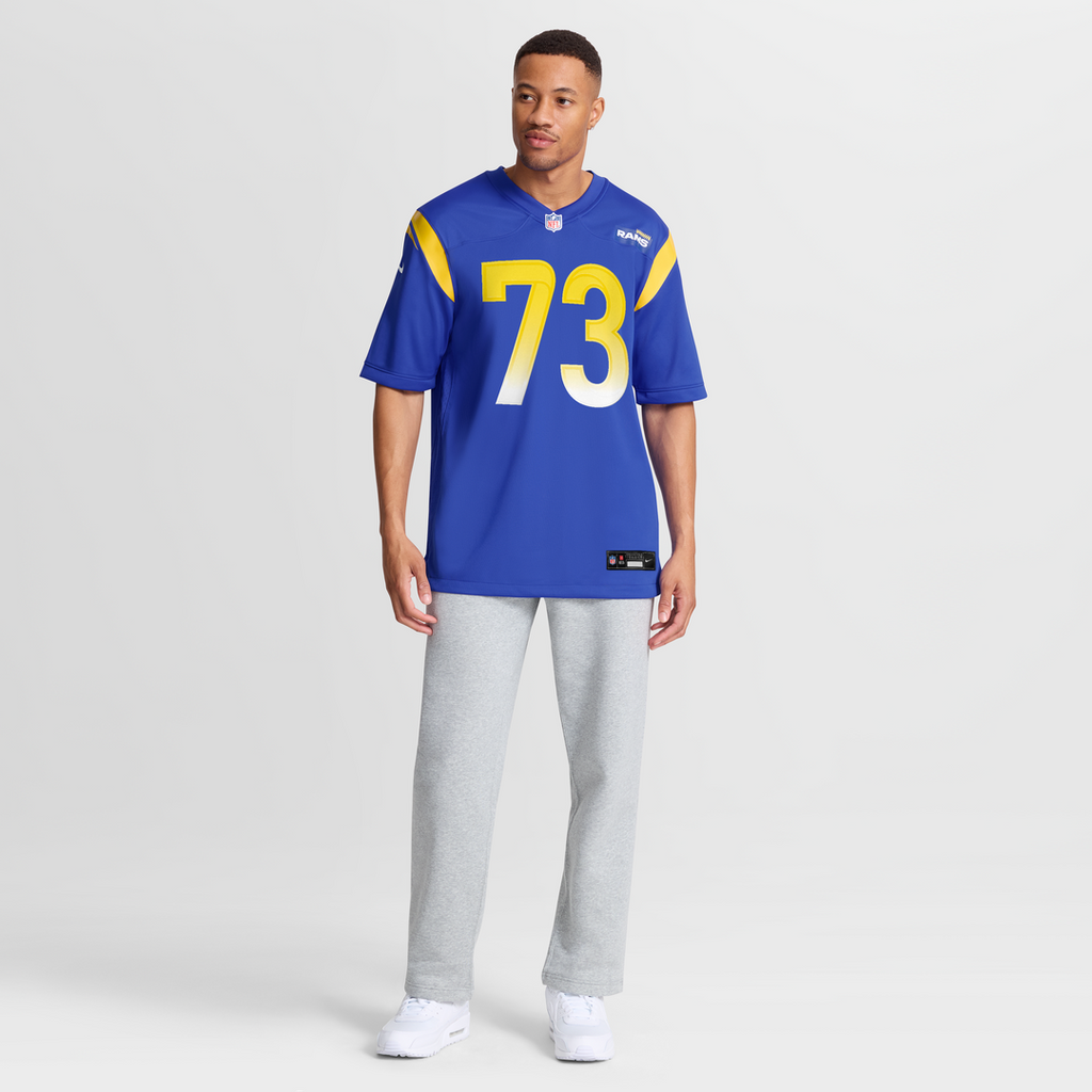 Los Angeles Rams Steve Avila Nike Royal Home Game Jersey product image 7, provided for visual reference and product detail