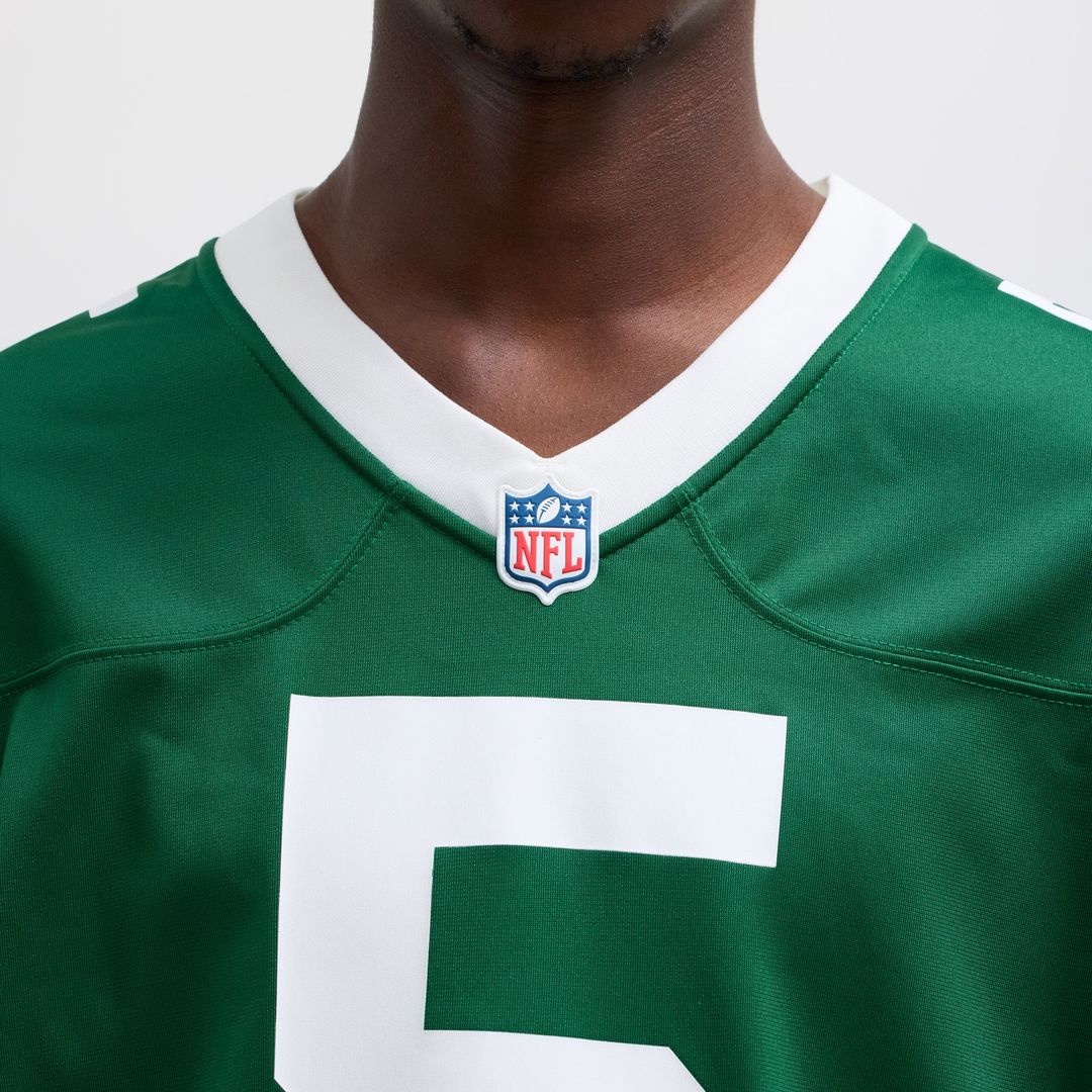 New York Jets Garrett Wilson Nike Legacy Green Game Jersey product image 17, provided for visual reference and product
