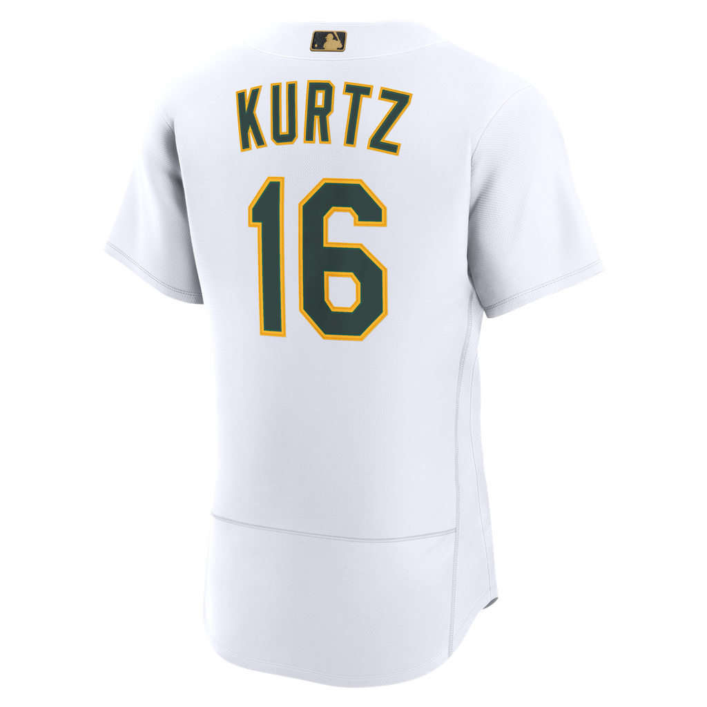Athletics Nick Kurtz Nike White MLB Awards Authentic Jersey product image 3, provided for visual reference and product