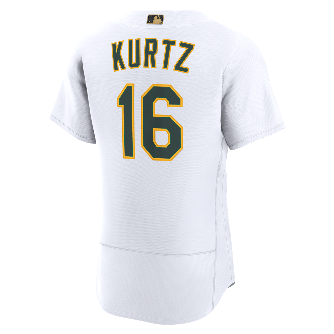 Athletics Nick Kurtz Nike White MLB Awards Authentic Jersey product image 3, provided for visual reference and product