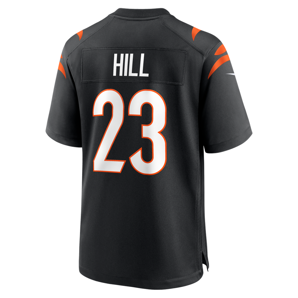 Cincinnati Bengals Daxton Hill Nike Black Player Game Jersey product image 3, provided for visual reference and product