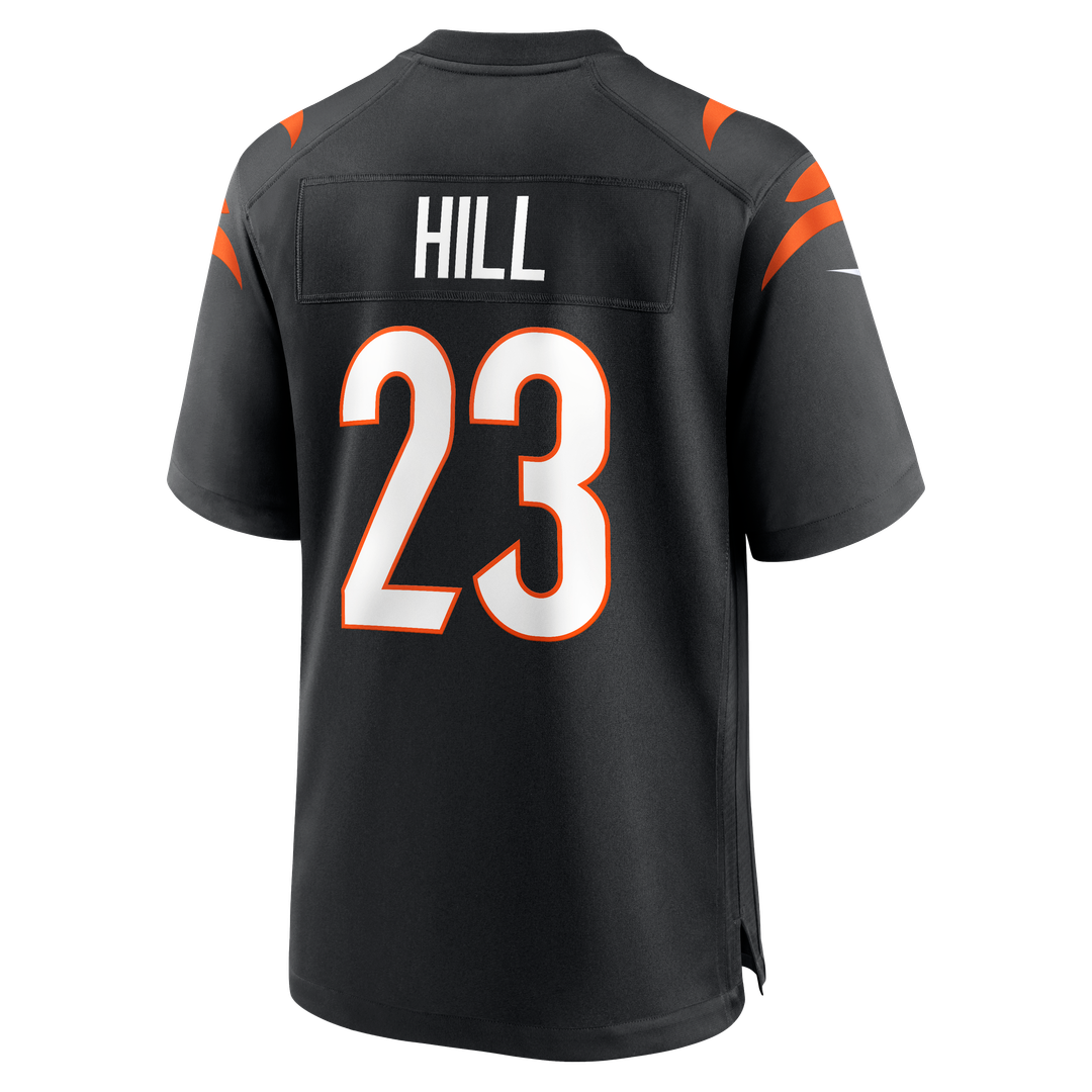 Cincinnati Bengals Daxton Hill Nike Black Player Game Jersey product image 3, provided for visual reference and product