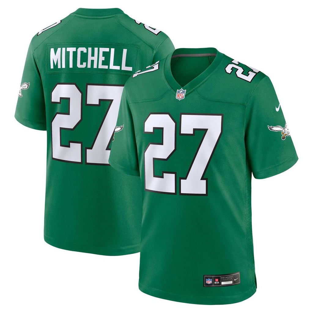 Philadelphia Eagles Quinyon Mitchell Nike Midnight Green Team Game Jersey product image 13, provided for visual reference