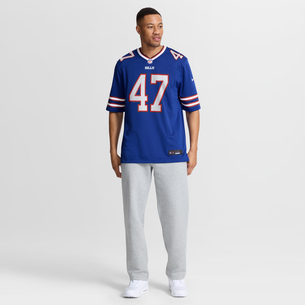 Buffalo Bills Christian Benford Nike Royal Game Jersey product image 7, provided for visual reference and product detail