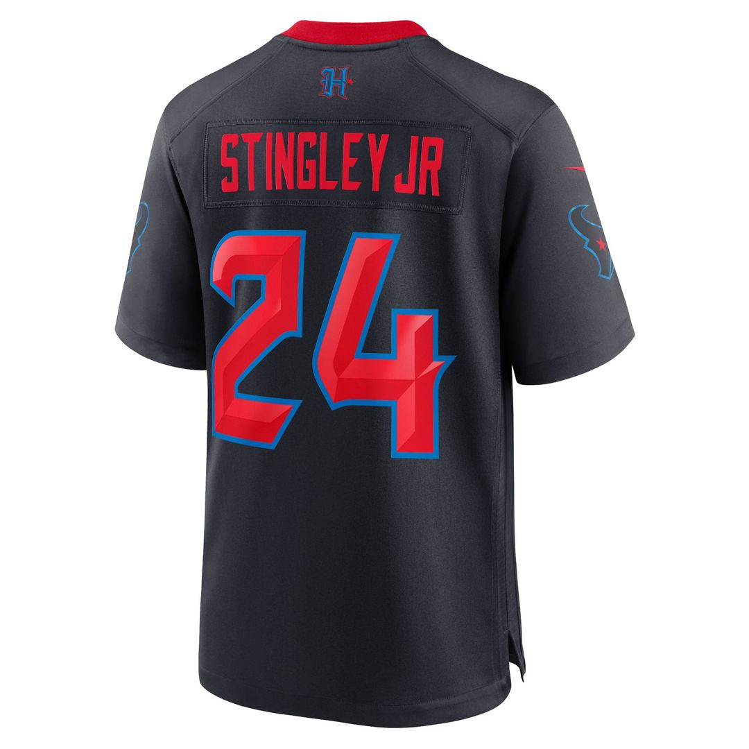 Houston Texans Derek Stingley Jr. Nike Navy 2nd Alternate Game Jersey product image 3, provided for visual reference and