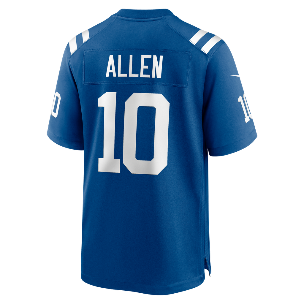 Indianapolis Colts Keenan Allen Nike Royal Team Game Jersey product image 5, provided for visual reference and product