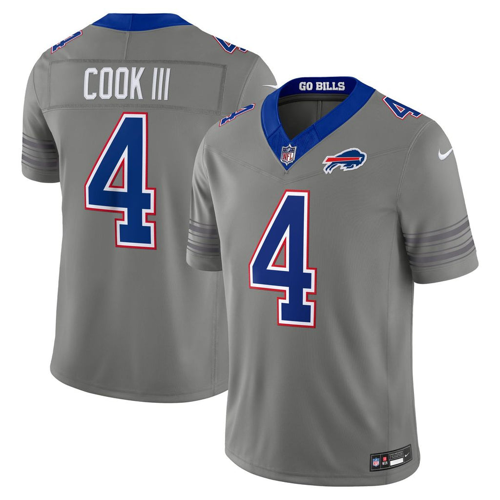 Buffalo Bills James Cook III Nike Royal Team Vapor F.U.S.E. Stitched Limited Jersey product image 7, provided for visual