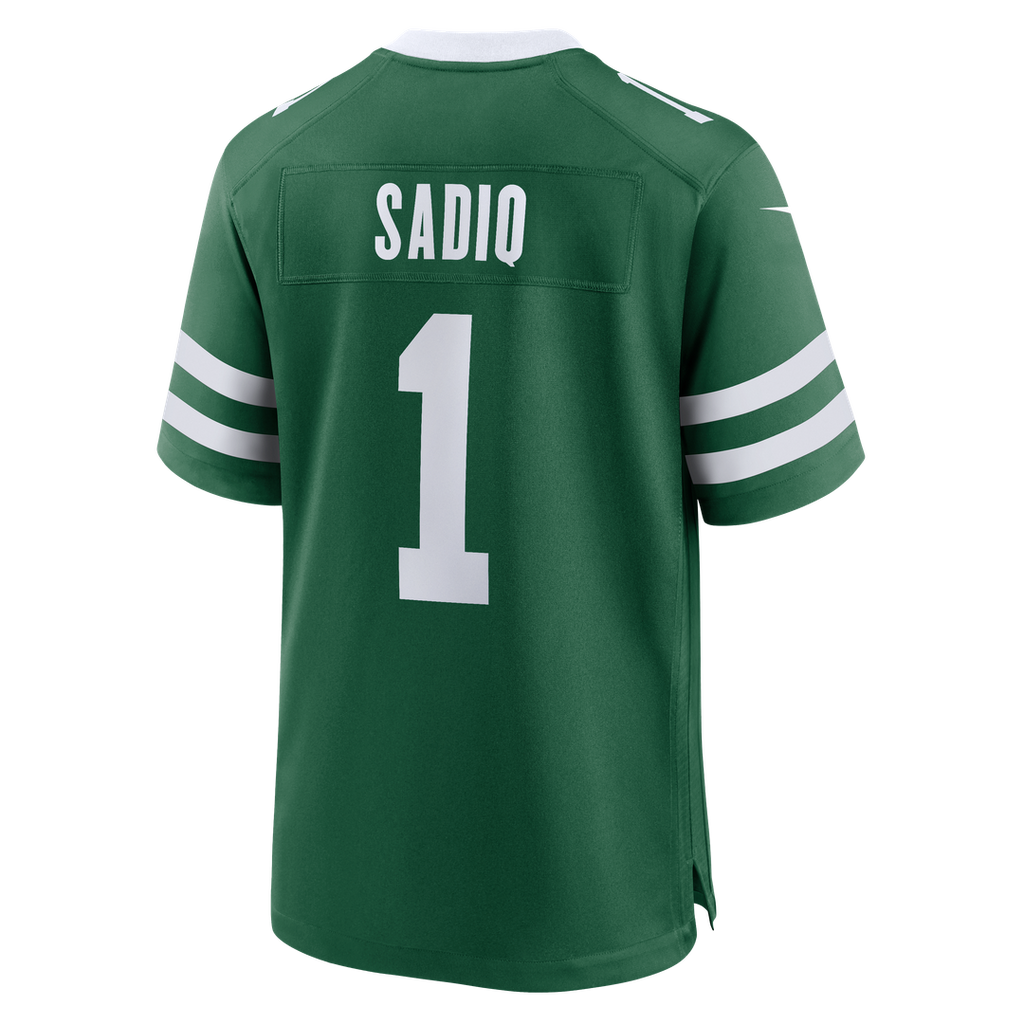 New York Jets Kenyon Sadiq Nike Green Team Game Jersey product image 3, provided for visual reference and product detail