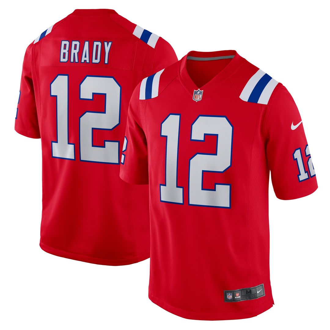 New England Patriots Tom Brady Nike White Retired Game Jersey product image 13, provided for visual reference and product