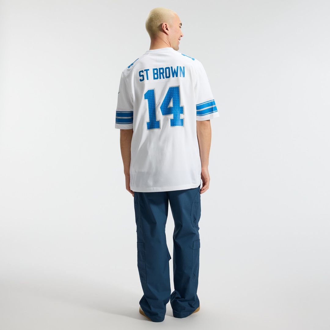 Detroit Lions Amon-Ra St. Brown Nike Black 2nd Alternate Game Jersey product image 27, provided for visual reference and