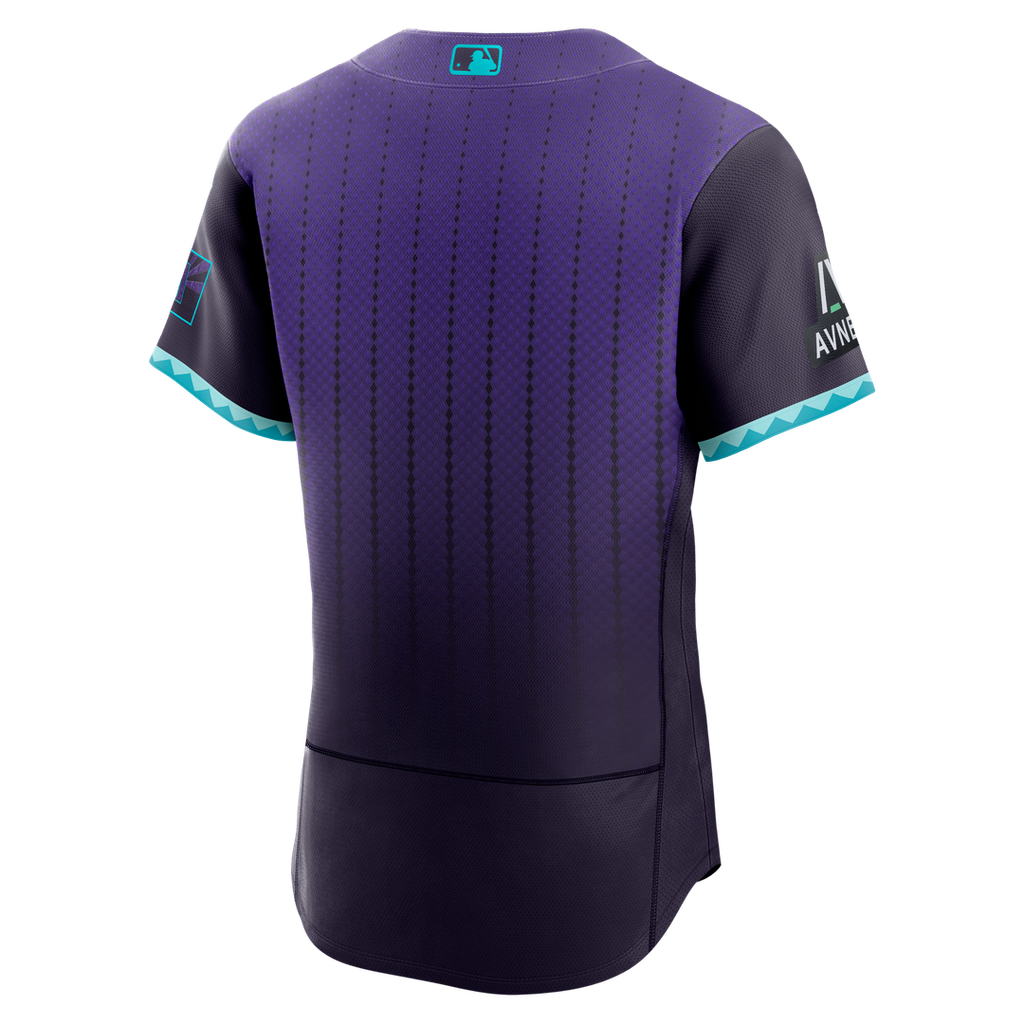 Arizona Diamondbacks Nike Purple City Connect Authentic Sponsor Patch Jersey product image 3, provided for visual reference