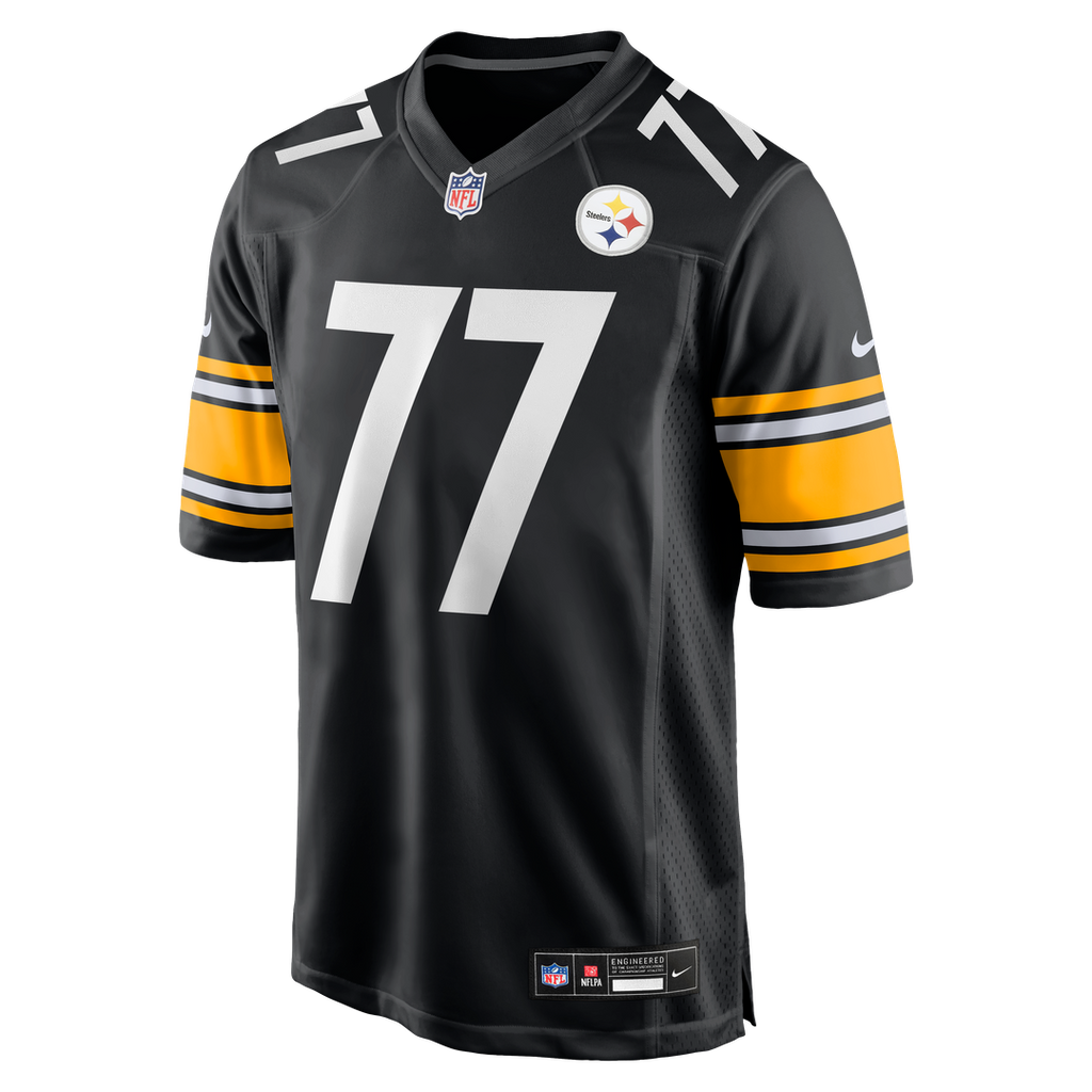 Pittsburgh Steelers Broderick Jones Nike Black Game Jersey product image 2, provided for visual reference and product detail