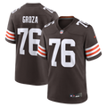 Cleveland Browns Lou Groza Nike Brown Game Retired Player Jersey product image 1, provided for visual reference and product