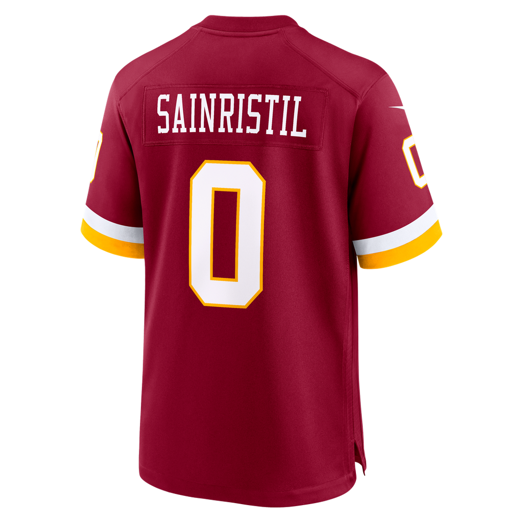 Washington Commanders Mike Sainristil Nike Black Hail Raiser Alternate Game Jersey product image 17, provided for visual