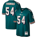Miami Dolphins Zach Thomas Mitchell & Ness Aqua Legacy Replica Jersey product image 1, provided for visual reference and