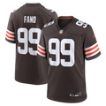 Cleveland Browns Logan Fano Nike Brown Team Game Jersey product image 1, provided for visual reference and product detail