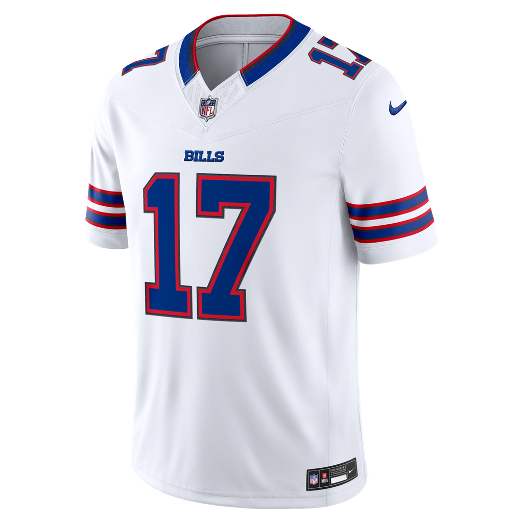 Buffalo Bills Josh Allen Nike White Vapor F.U.S.E. Stitched Limited Jersey product image 2, provided for visual reference